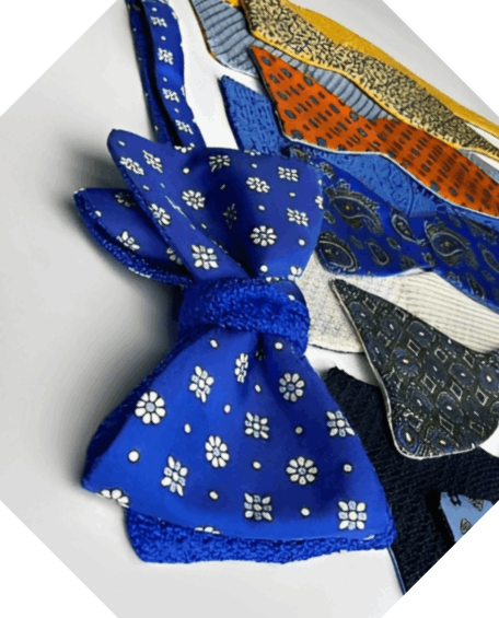 pictures of italian Como silk wholesale bow ties